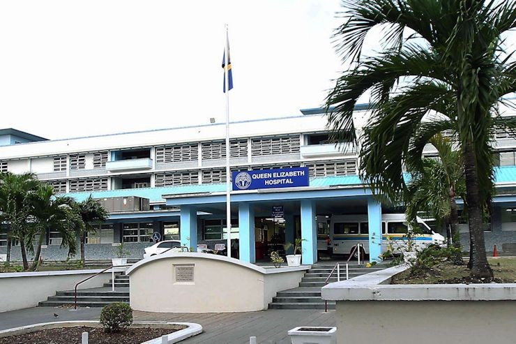 This is an image of the Queen Elizabeth Hospital, Bridgetown, Barbados